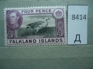 Фото марки Брит. Фолклендские острова 1938г *
