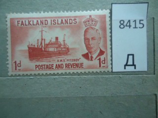 Фото марки Брит. Фолклендские острова 1952г *