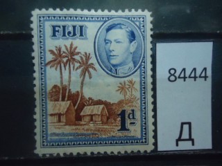 Фото марки Брит. Фиджи острова 1938г *