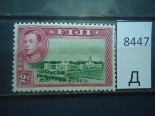 Фото марки Брит. Фиджи острова 1942г *