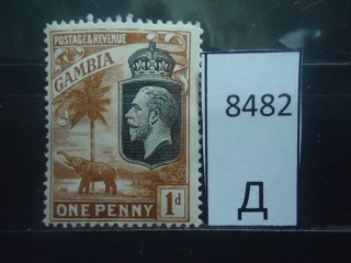 Фото марки Брит. Гамбия 1922г *