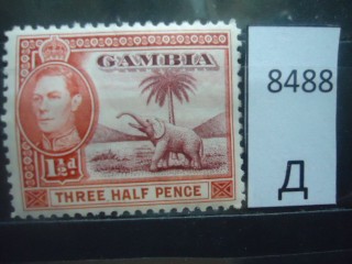 Фото марки Брит. Гамбия 1942г *