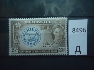 Фото марки Брит. Бермуды 1949г *