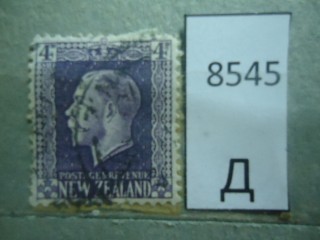 Фото марки Брит. Новая Зеландия 1916г Вырезка из конверта