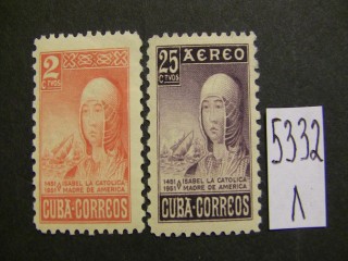 Фото марки Куба 1952г **