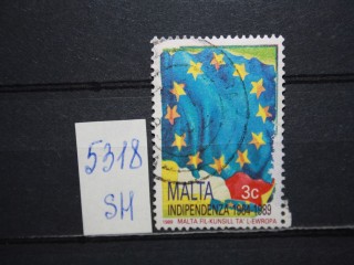 Фото марки Мальта 1989г