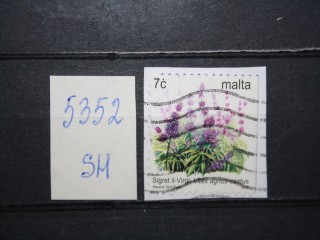 Фото марки Мальта 2003г вырезка с конверта