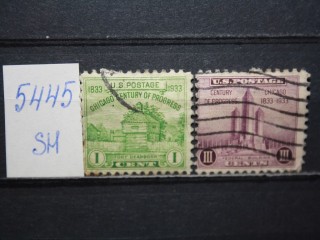 Фото марки США 1933г серия **