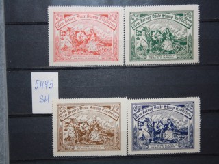 Фото марки США Нью-Джерси 1935г непочтовые марки серия **