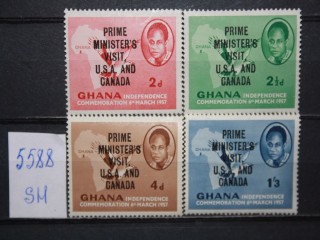 Фото марки Гана 1958г серия **