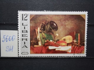 Фото марки Либерия 1969г