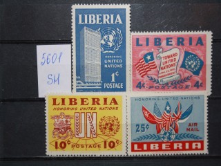 Фото марки Либерия 1952г серия *