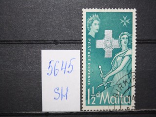 Фото марки Мальта 1957г
