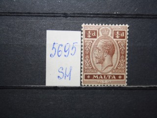 Фото марки Мальта 1914г *