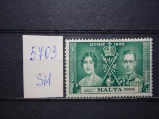Фото марки Мальта 1937г *