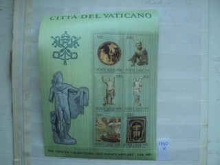 Фото марки Ватикан блок **