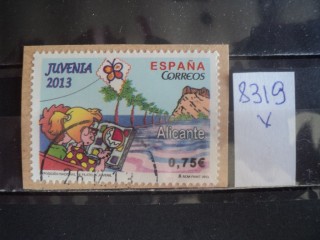 Фото марки Испания вырезка из конверта