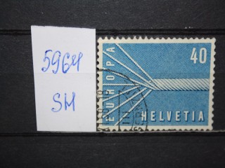 Фото марки Швейцария 1957г