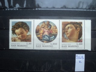 Фото марки Сан Марино сцепка **