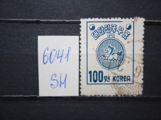 Фото марки Южная Корея 1951г тип С