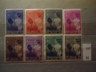 Фото марки Бельгия 1937г серия *