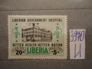 Фото марки Либерия 1954г **