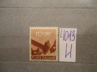 Фото марки Италия 1945г *