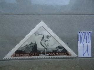 Фото марки Сан Марино 1953г *