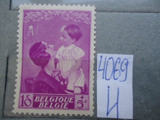 Фото марки Бельгия 1937г *