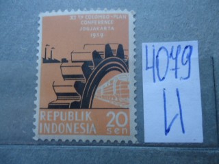 Фото марки Индонезия 1959г **