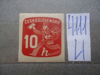 Фото марки Чехословакия 1945г *
