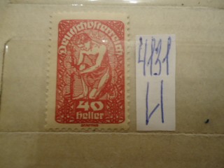 Фото марки Австрия 1919г **