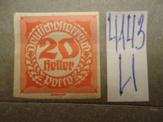 Фото марки Австрия. 1920-21гг *