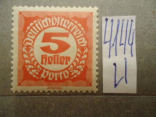 Фото марки Австрия. 1920-21гг *