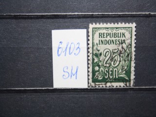 Фото марки Индонезия 1951г