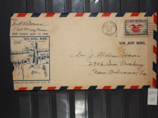 Фото марки Конверт США 1938г **