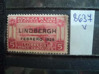 Фото марки Куба 1928г *