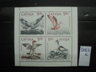 Фото марки Латвия блок **