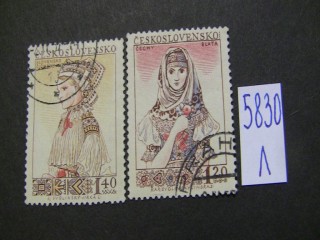 Фото марки Чехословакия 1956г