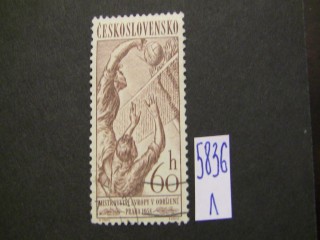 Фото марки Чехословакия 1958г