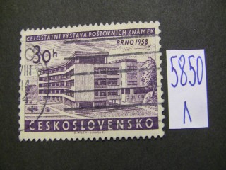 Фото марки Чехословакия 1958г