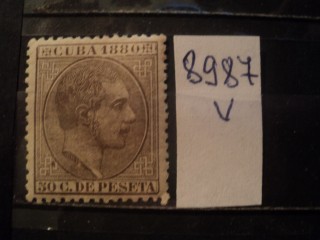 Фото марки Испан. Куба 1880г *