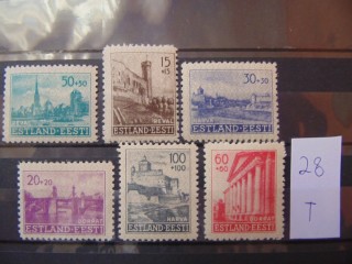 Фото марки Эстония серия 1941г **