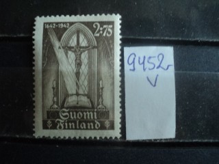 Фото марки Финляндия cер 1942г *