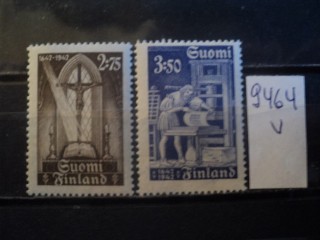 Фото марки Финляндия cер 1942г *