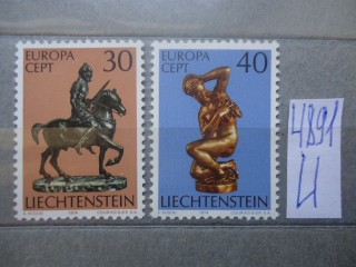 Фото марки Лихтенштейн серия 1974г **