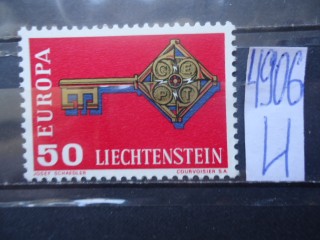 Фото марки Лихтенштейн 1968г **