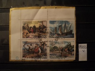 Фото марки Италия сцепка вырезка из конверта