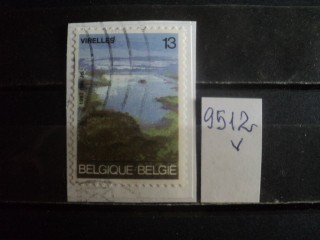 Фото марки Бельгия вырезка из конверта