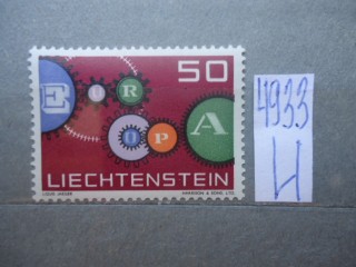 Фото марки Лихтенштейн 1961г **